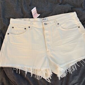 Agolde white size 32 Parker short